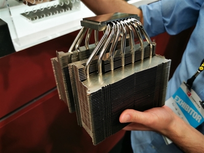 猫头鹰展示无风扇CPU散热器:最大散热能力120W