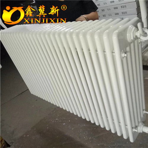 钢制柱型散热片qfgz609钢六柱暖气片工业专用散热器翅片管散热器